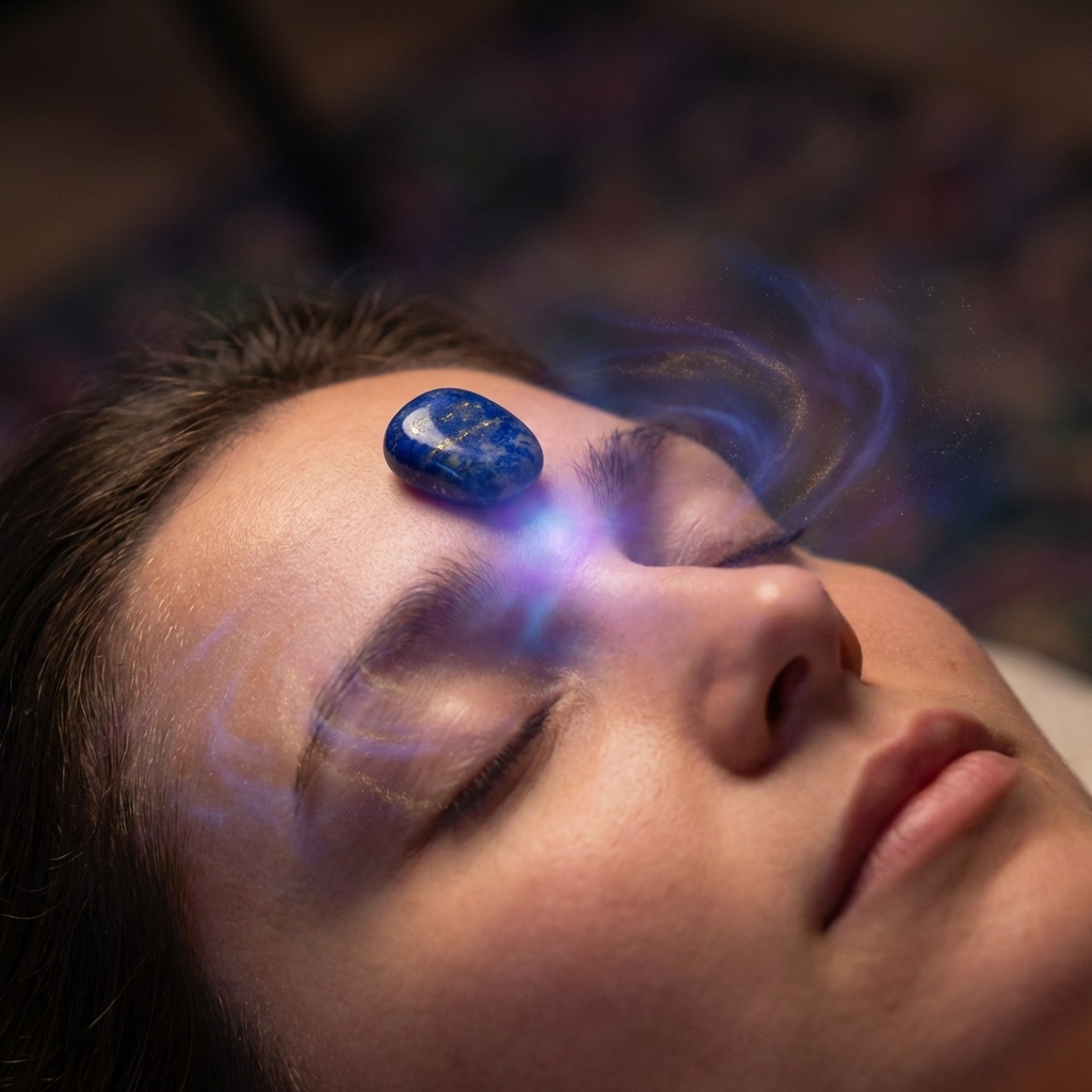 Lapislazuli aktiviert das dritte Auge Chakra